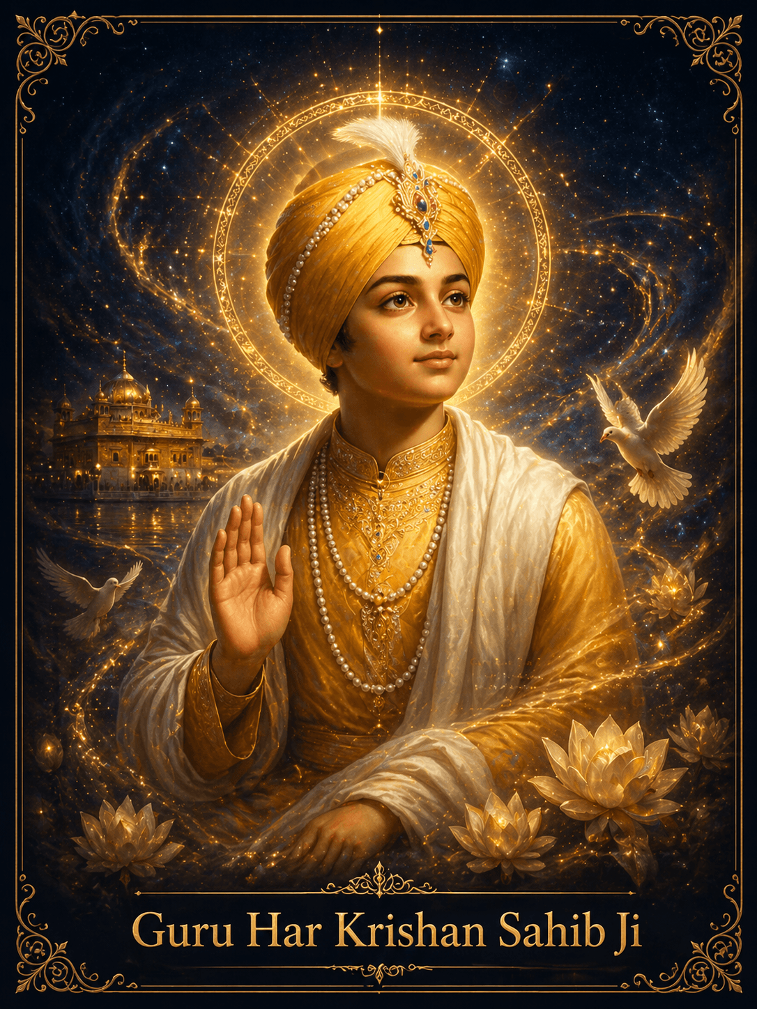 Guru Har Krishan Ji portrait